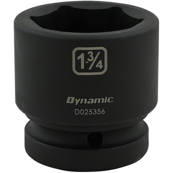 1" Drive Standard Socket, Black Phosphate, Tools 1-3/4" X 1" Drive, 6 Point Standard Length
